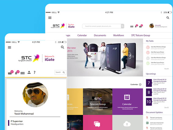 STC iGate UX/UI Project Delivery | Aimstyle Graphics